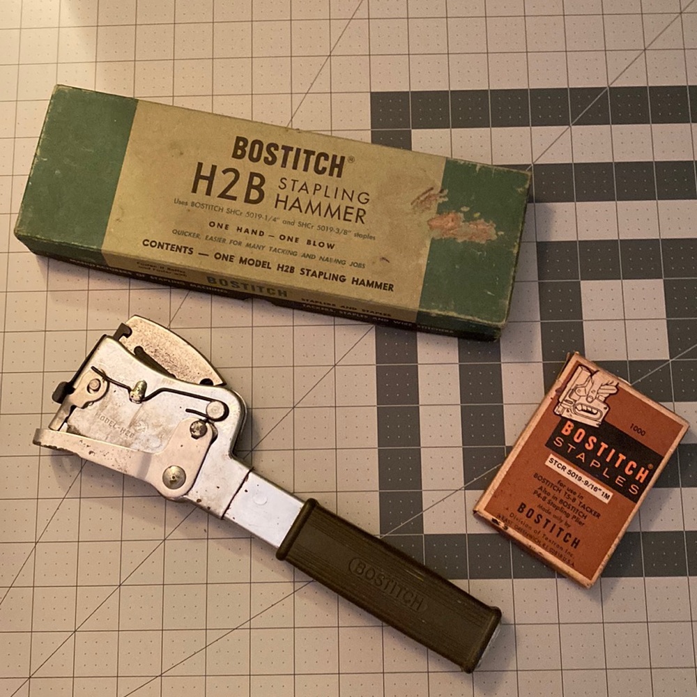 Bostitch stapling hammer. Vintage.